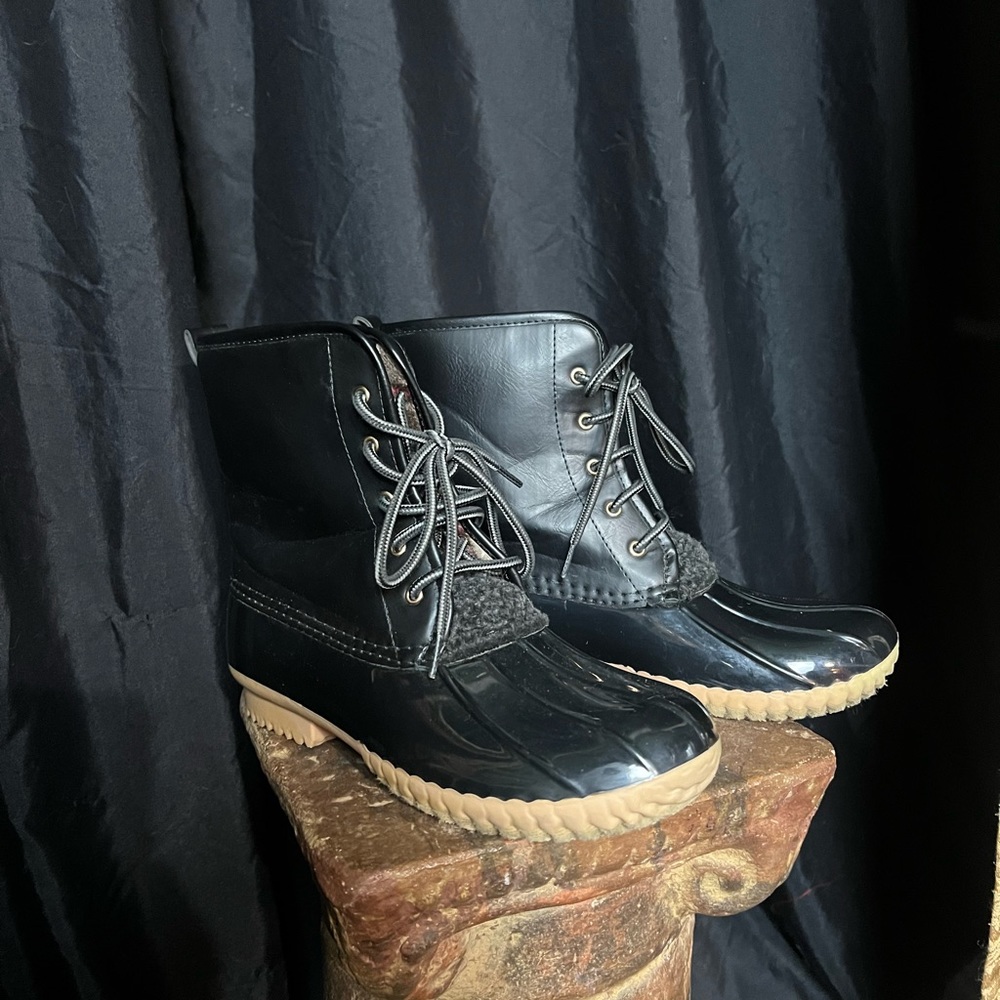 Womens Black Nature Breeze Winter Boots 7 1/2
